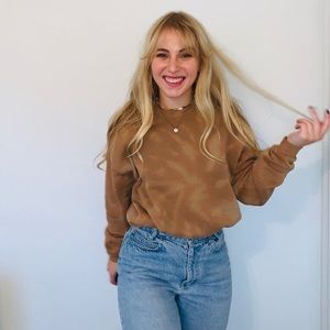 Lee Reverse Tie Dye Crew Neck Sweatshirt